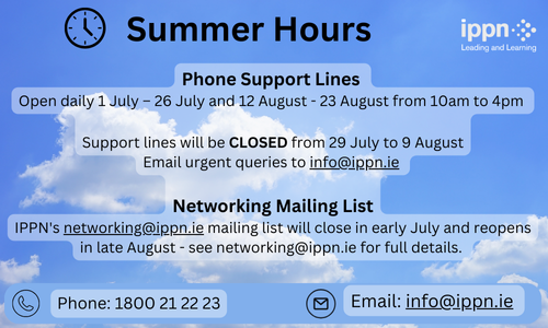 Summer hours
